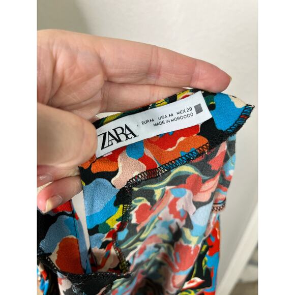 Zara Floral Print Mini Dress - Picture 7 of 7